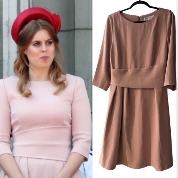 The Fold Dresses & Skirts - The Fold London Camelot Dress ASO Princess Beatrice Blush Pink Size 6